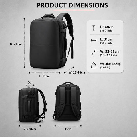 Kaiserox Vanguard Trek Vacuum Backpack